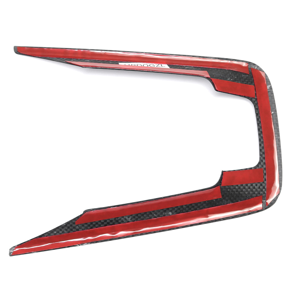 Carbon Fiber Center Console Cup Holder Trim Cover - Porsche 992 911 Turbo S Carrera Targa 4S GTS GT3 RS Dakar 2020+