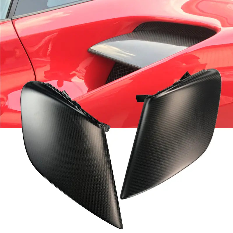 Carbon Fiber Side Air Vent Component - Ferrari 488 GTB