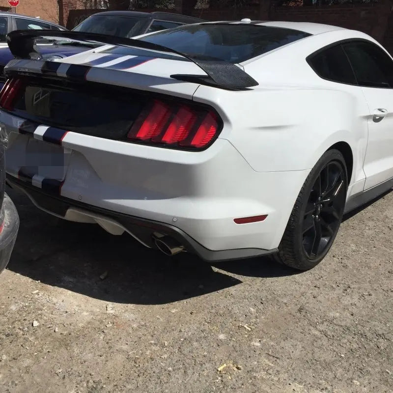 Carbon Fiber GT350 Style Rear Spoiler Wing - Ford Mustang 2015-2020