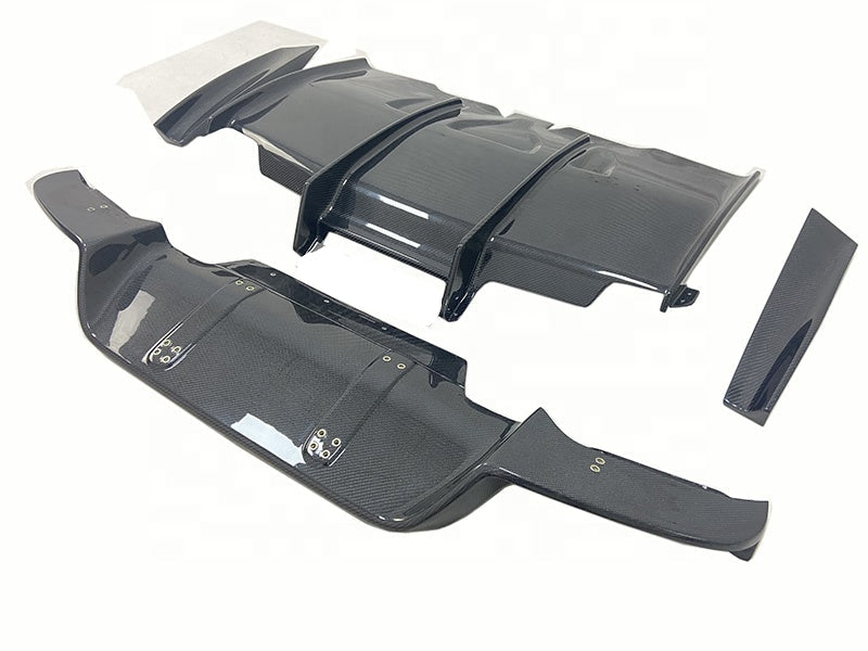 Carbon Fiber PSM Style Rear Diffuser V2 - 2012-16 BMW F06 F12 F13 M6 Coupe Sedan