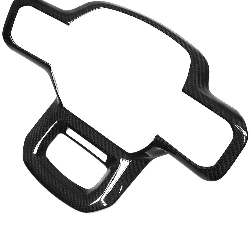 Carbon Fiber Steering Wheel Trim - Ford F150 Raptor 2021-23