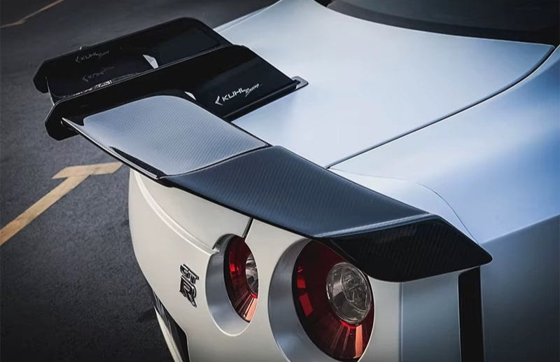 Carbon Fiber KUHL STYLE Rear Spoiler Wing - Nissan GTR R35 2008-2018