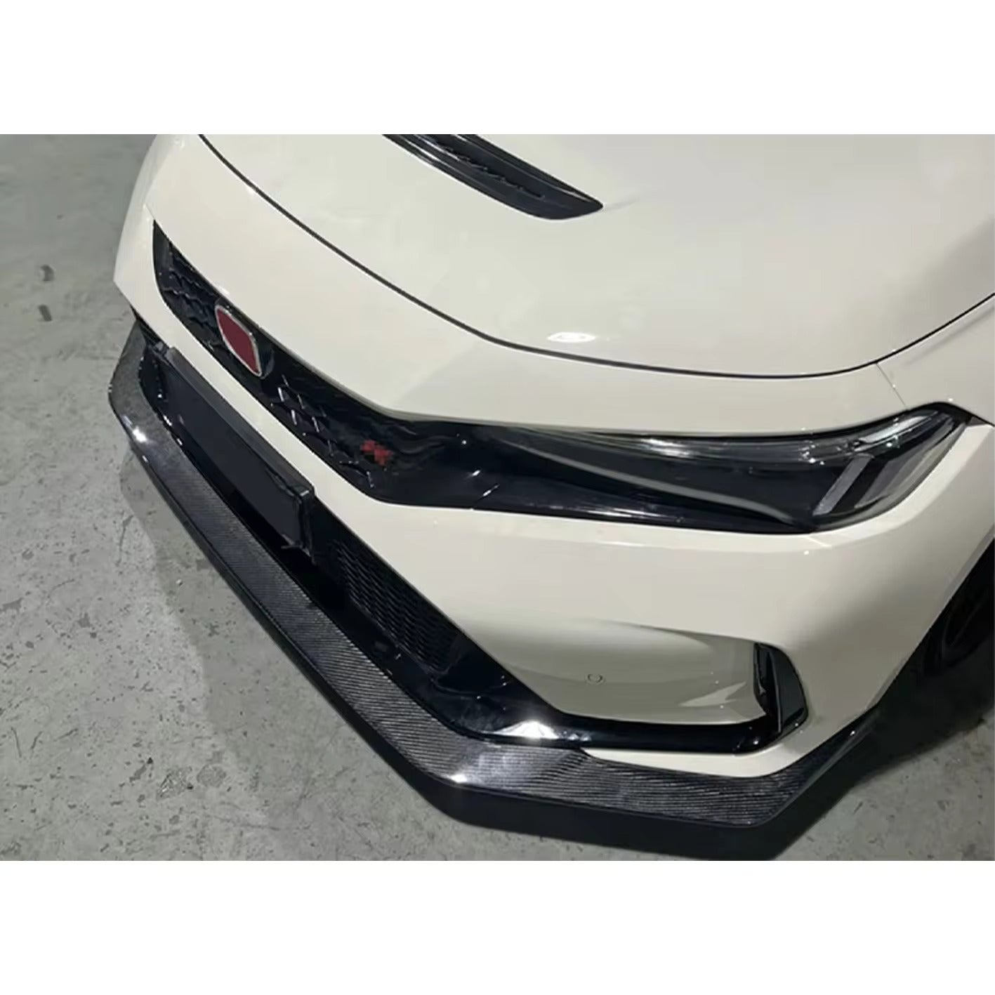 VA Style Carbon Fiber Front Lip - Honda Civic Fl5 Type R