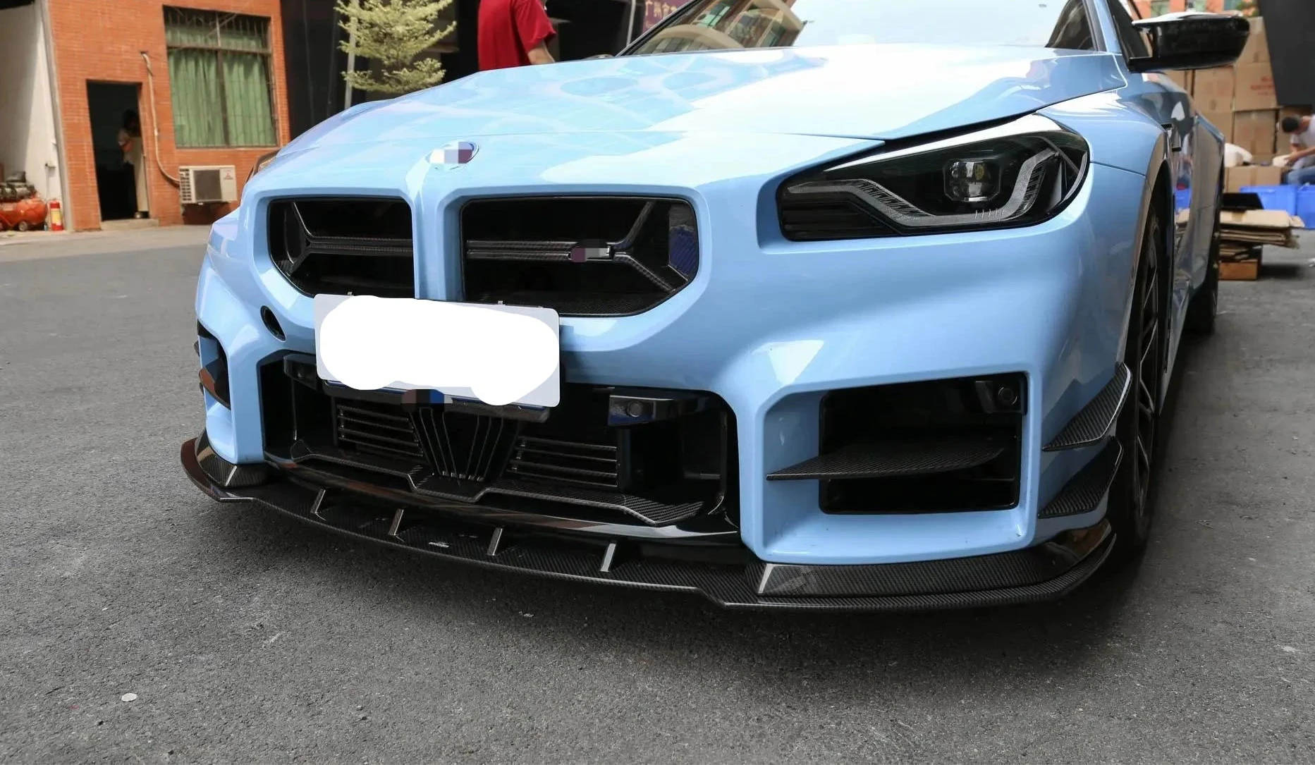 Carbon Fiber AC Style Front Lip - BMW G87 M2