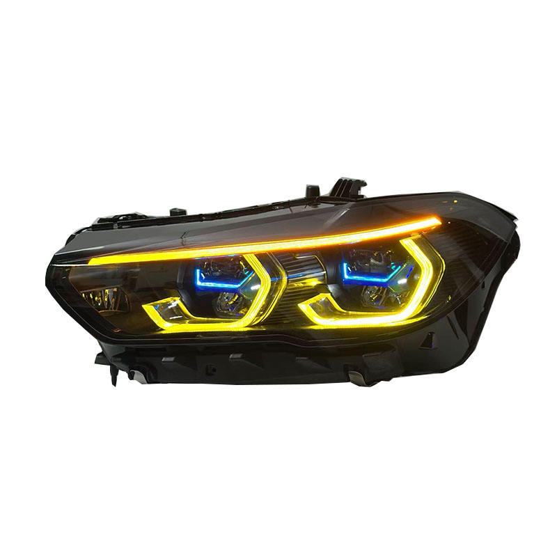 LED Laser Headlight Dual Color yellow/white Upgrade Replacement Set - BMW X5 G05 2019-2022
