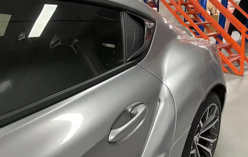 Carbon Fiber Side Air Duct vent Window Cover - Toyota Supra A90 A91 Mk5