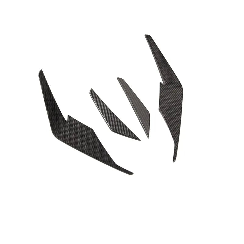 PT Prepreg Dry Carbon Fiber Front Canard - Audi R8 Gen2 Facelift