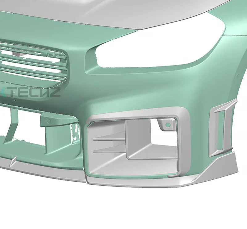 Prepreg Carbon Fiber PT Style front Side Canards - BMW M2 G87