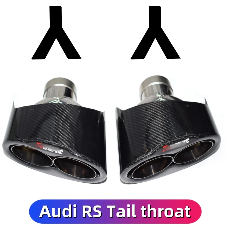 Carbon Fiber Exhaust Tip for Audi RS3 RS4 RS5 RS6 RS7 A3 A4 A5 A6 A7 Muffler Tip S4 S5 S6 S7