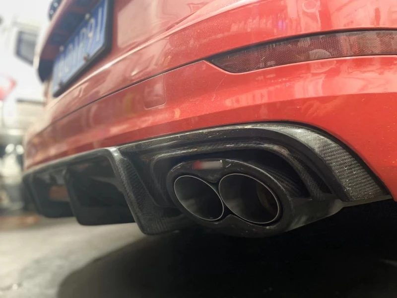 Carbon Fiber Exhaust Tip for Audi RS3 RS4 RS5 RS6 RS7 A3 A4 A5 A6 A7 Muffler Tip S4 S5 S6 S7