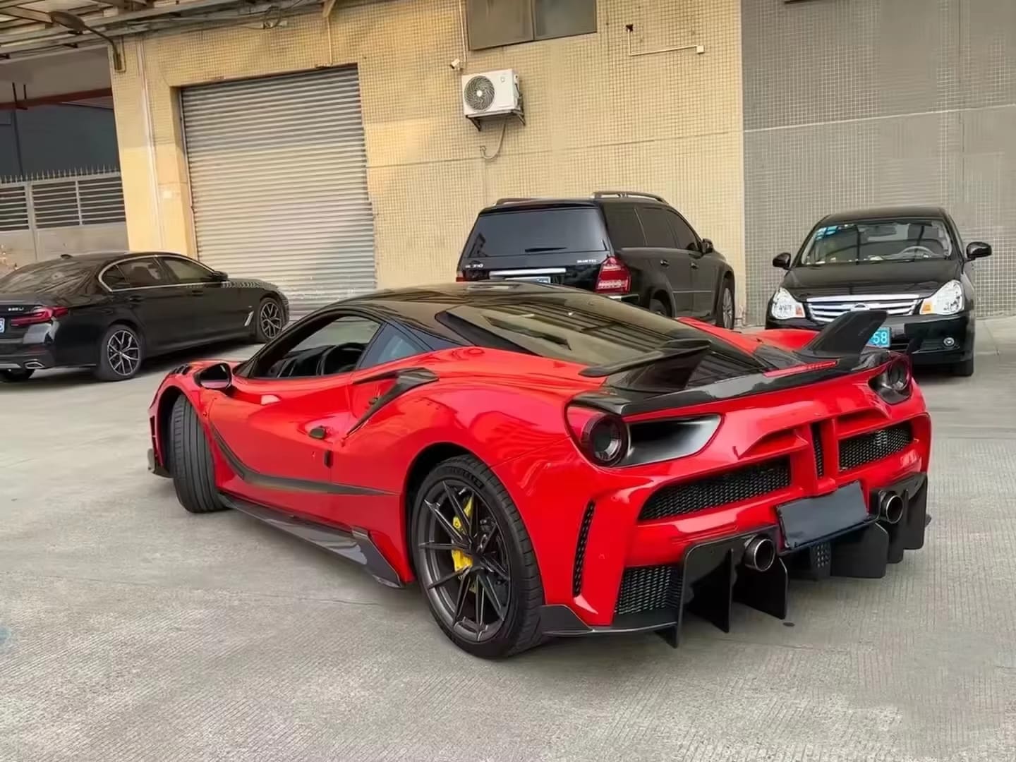 Carbon Fiber M Style Aerodynamic Full Body Kit - Ferrari 488 GTB 2015-2018