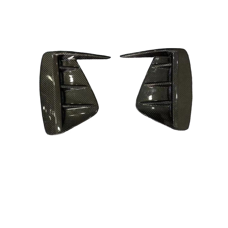 Carbon Fiber Front Fog Canards - Audi RS / E-Tron GT