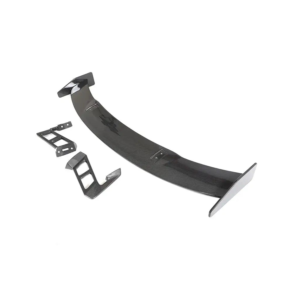prepreg Carbon Fiber Performance Style V2 Rear High Rise Wing - Audi R8 V10 Gen 2