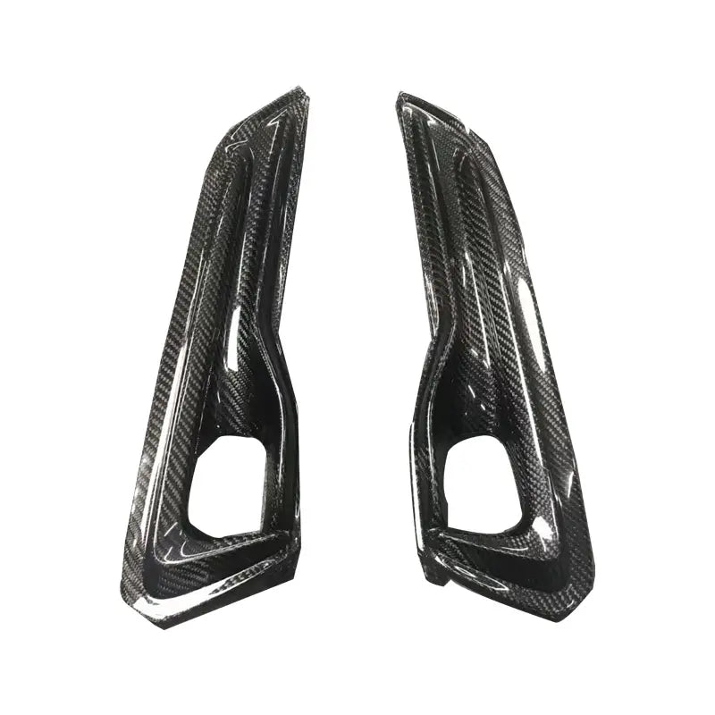 Carbon Fiber Fog Lamp Cover - Infiniti Q60 Sport