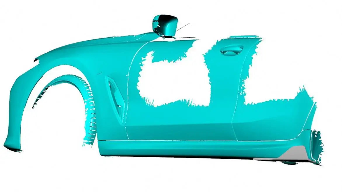 Carbon Fiber Corner Side Skirt winglet - BMW M8 8 series