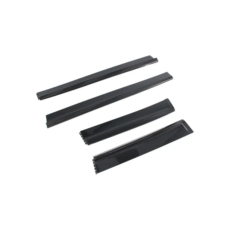 Paktechz Dry Carbon Fiber Body Kit Lower Door Guard Molding Trims - Porsche Cayenne 9Y0 Coupe 9Y3