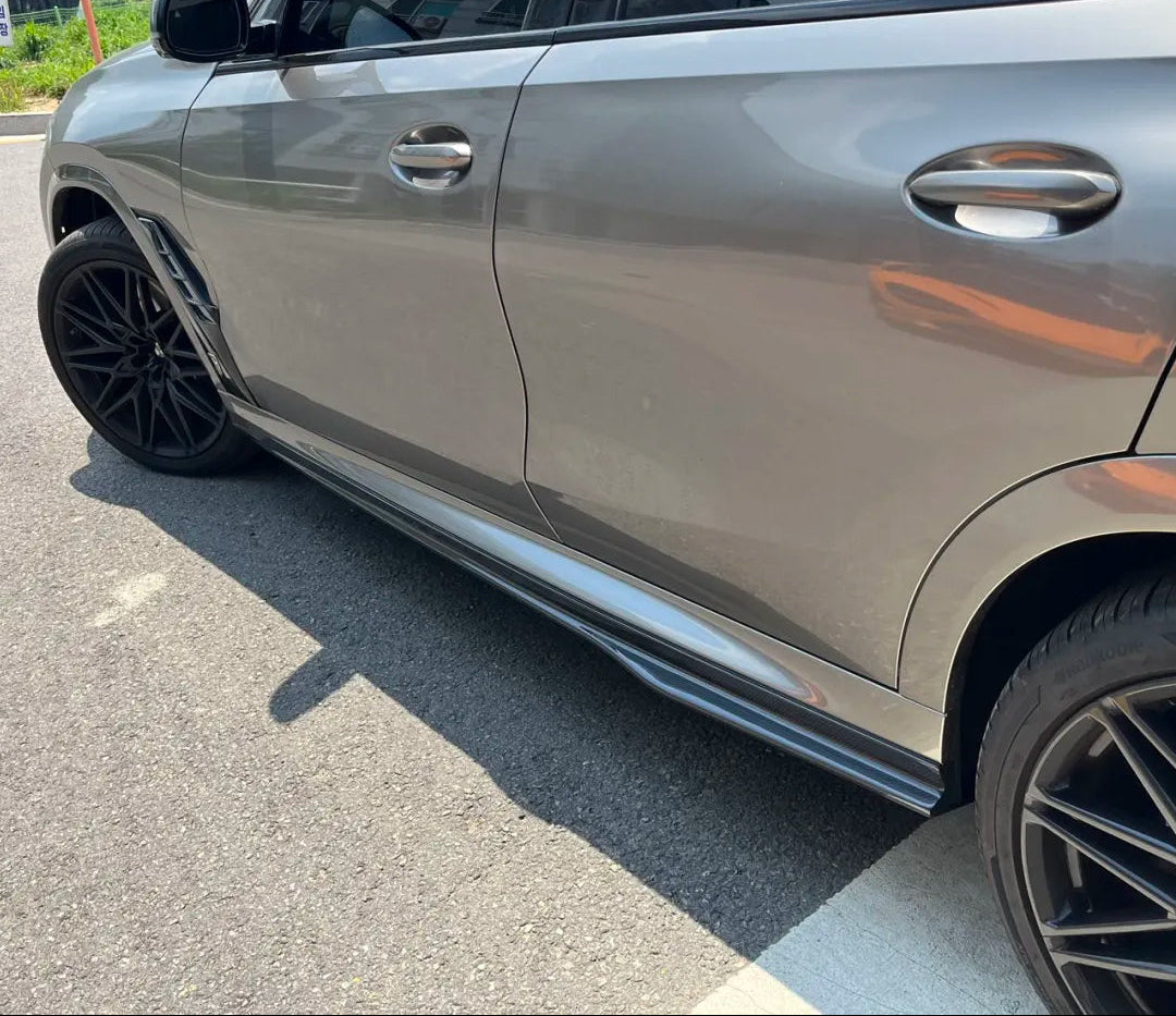 Carbon Fiber LD Style Side Skirts - 19-22 BMW X6 G06