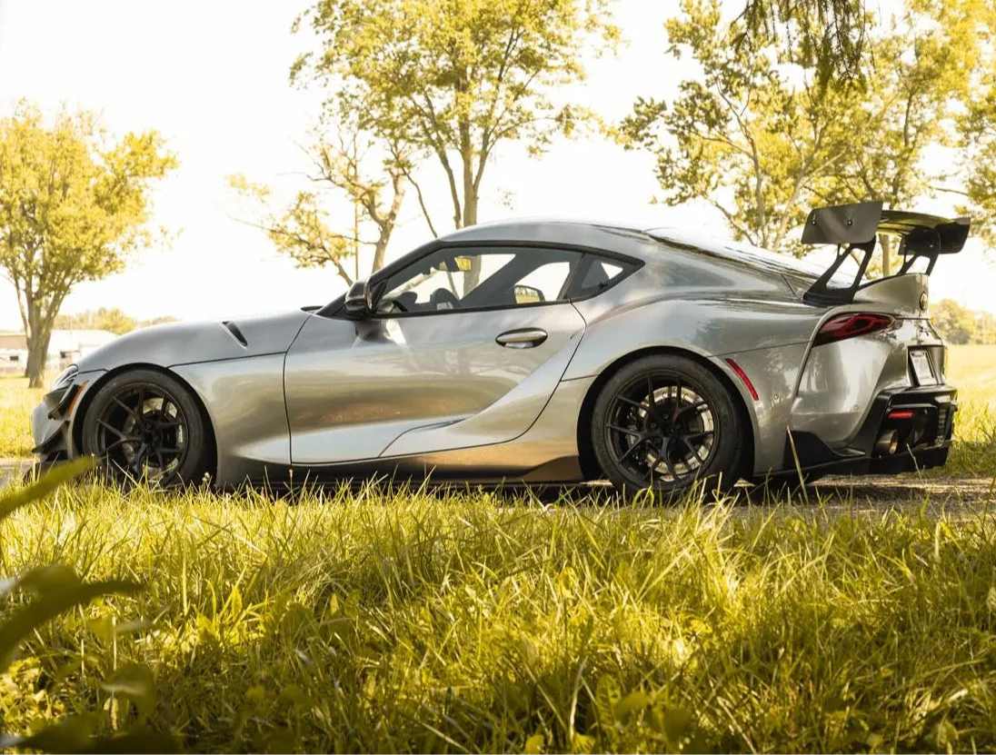 High Rise GT V Style Carbon Fiber Wing - Toyota GR Supra A90 A91 MK5