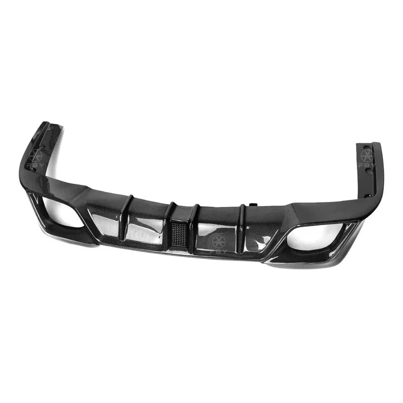 Carbon Fiber C Style Rear Diffuser w/ LED -  BMW G20 3 Series 2019-2022