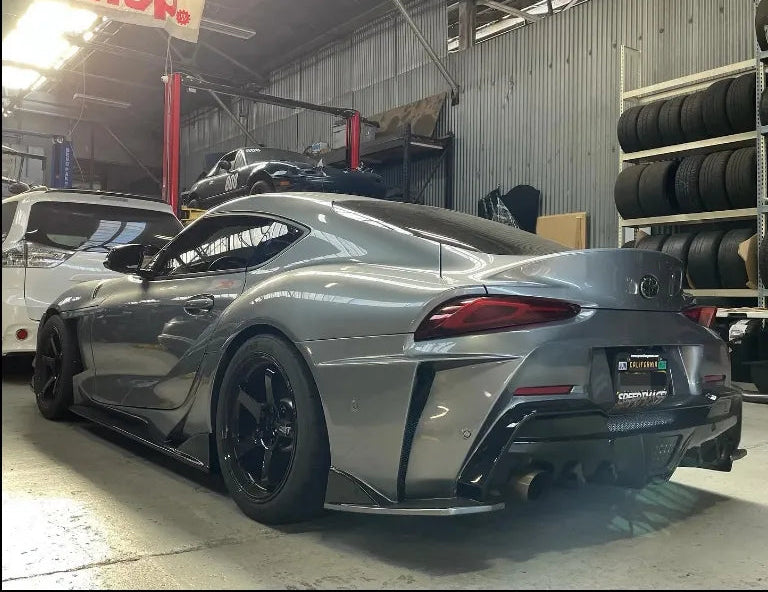 Carbon Fiber Fully Exposed  Rear ING Style Bumper - Toyota Gr Supra A90 A91 Mk5