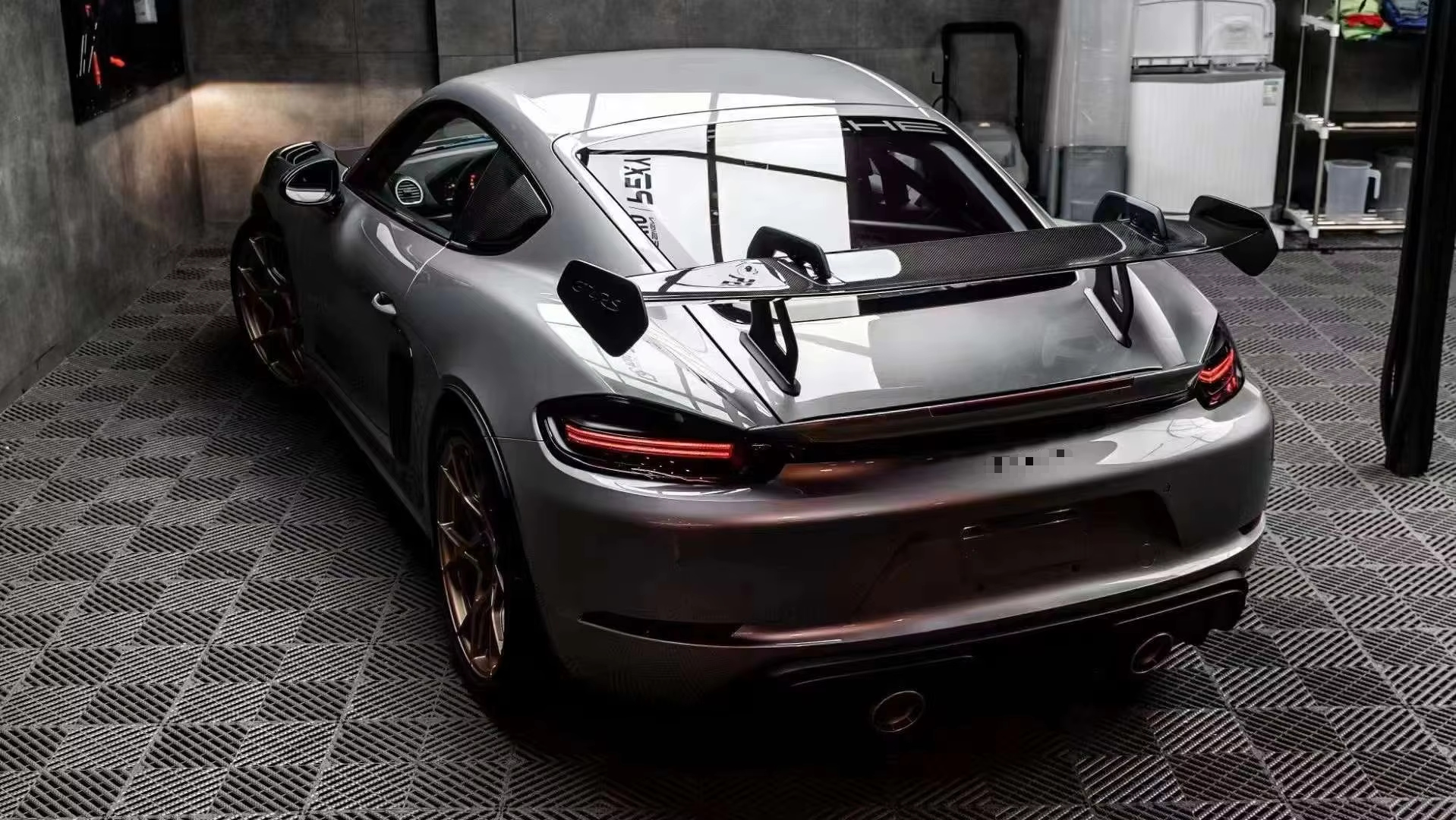 GT4RS Style Carbon Fiber Rear Spoiler Wing - Porsche 718 (981 & 987) Boxter / Cayman