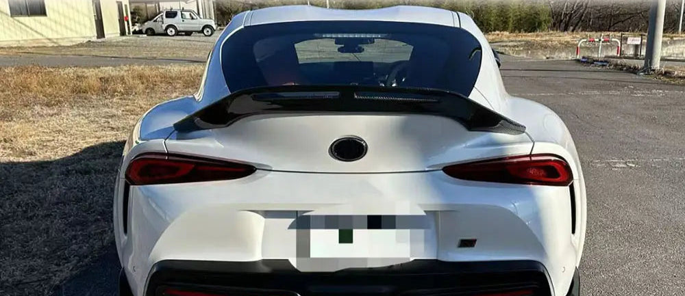 Vented Carbon Fiber Rear Trunk Spoiler - Toyota Supra GR A90 A91 MK5