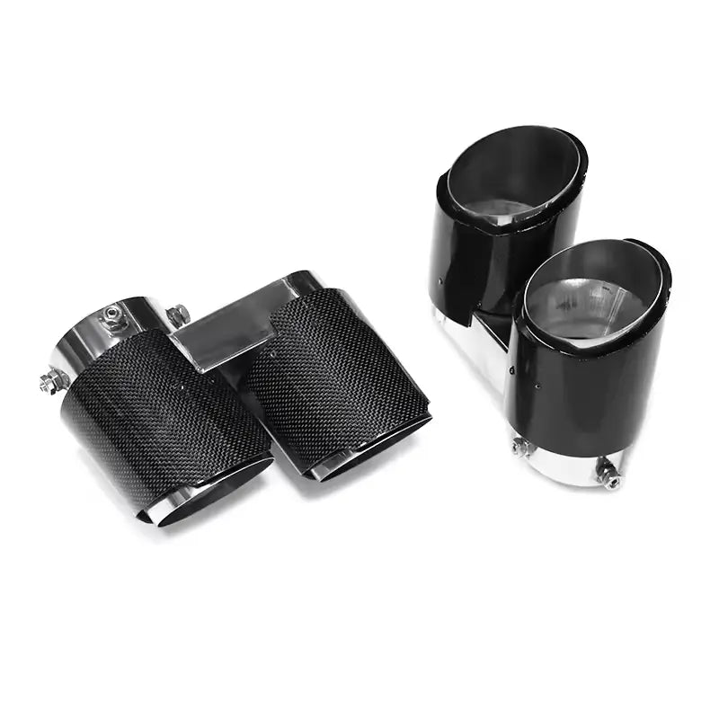 Carbon Fiber V2 Quad Style Exhaust Tips -  BMW G05 X5 G06 X6 G07 X7 2019+