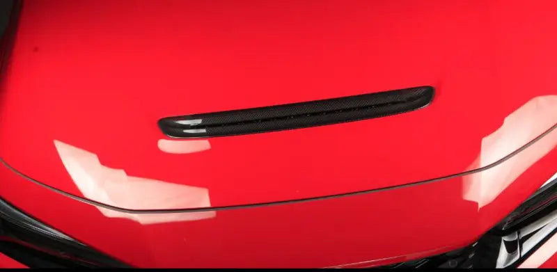 Carbon Fiber Hood Vent Trim - Honda Civic Type R FL5