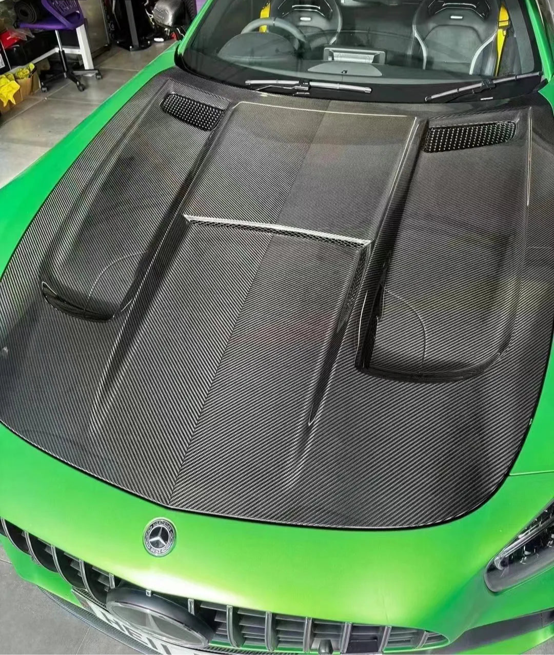Carbon fiber Black Series Style Hood - Mercedes AMG GT/GTS/GTC/GTR