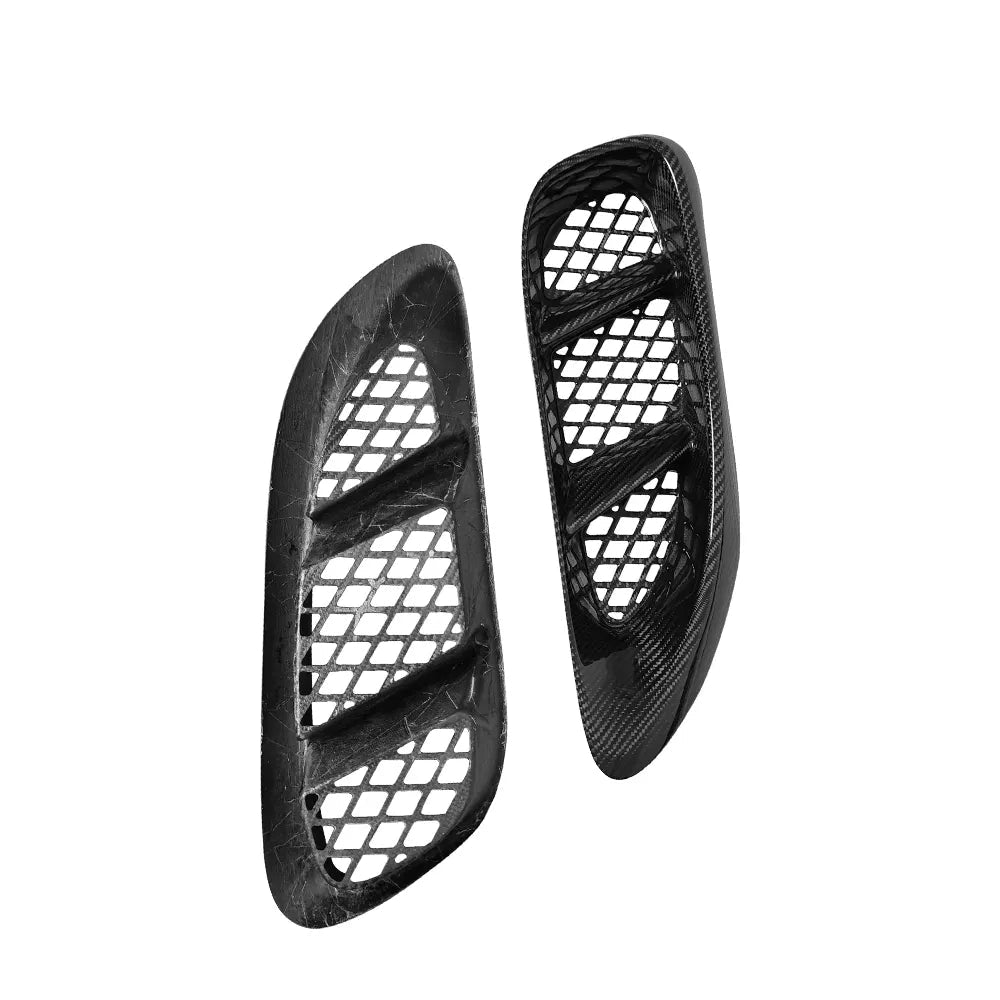 Carbon Fiber Side Air Vents Cover Trim - Porsche 718 Boxster Cayman