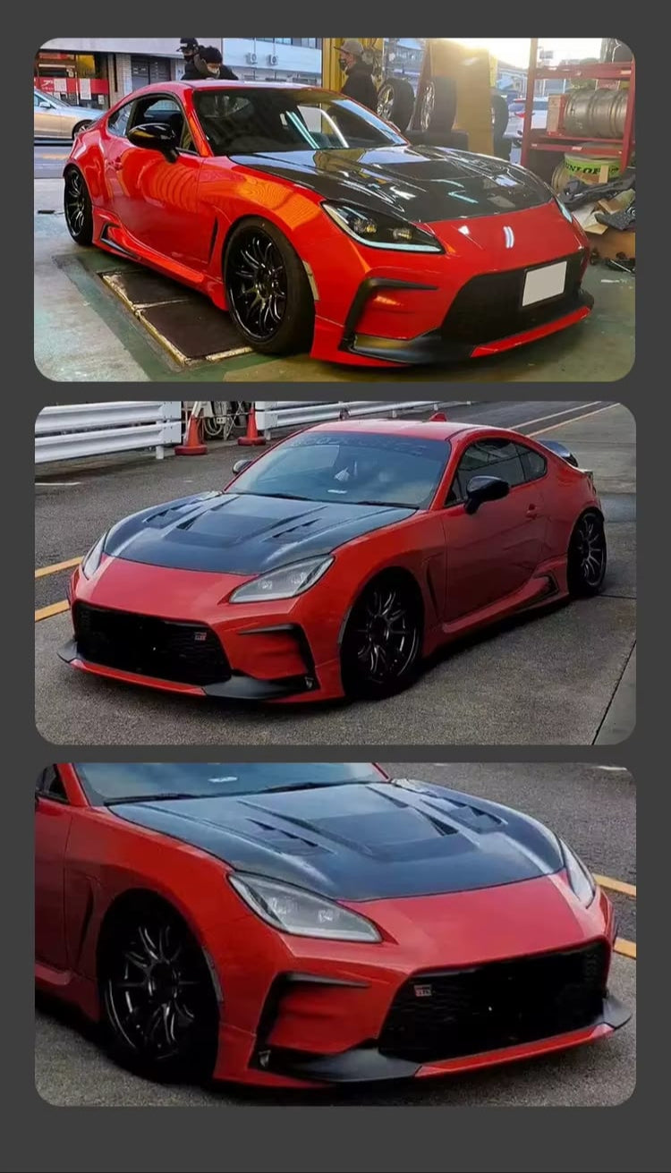 Carbon Fiber Vented Engine hood V3 - Toyota Subaru BRZ GR86 2020-2023