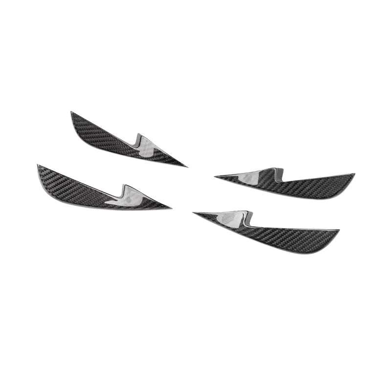 Carbon Fiber Front Bumper Canards - Mercedes Benz W177 a Class Sport A35 Hatchback Sedan