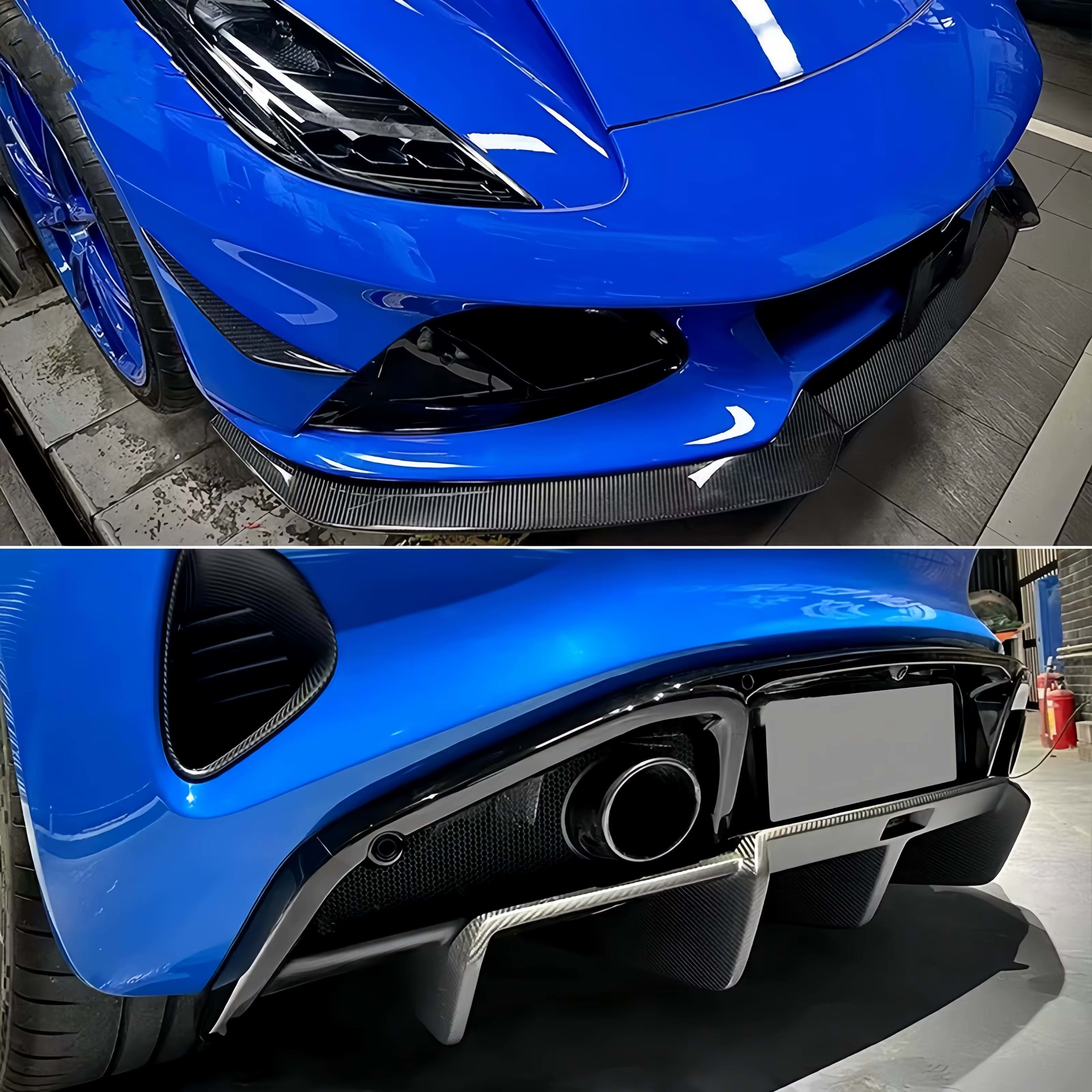 Dry Carbon Fiber Rear Diffuser Lip - 2021-2024 Lotus Emira