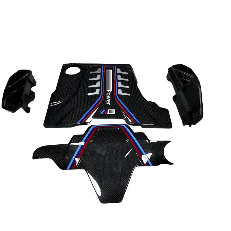 Carbon Fiber Performance Engine bay Cover Compartment Kit - BMW F90 M5 M8 F92 F91