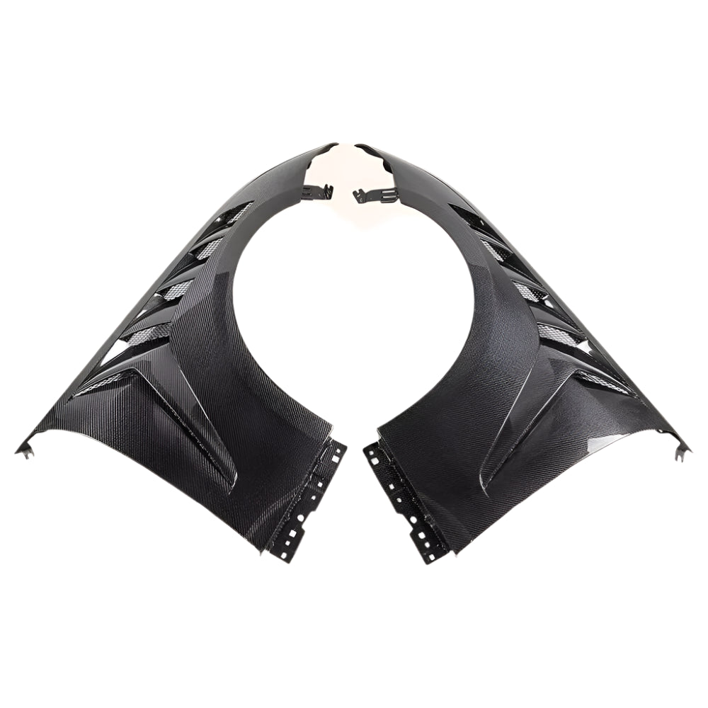Carbon Fiber Vented Fenders - Ford Mustang S650 GTD 2024
