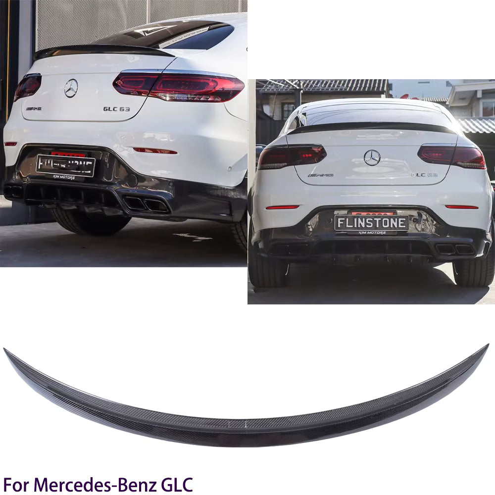 Carbon Fiber AMG Style Rear Trunk Spoiler - Mercedes Benz GLC C253 Coupe 2016-2023