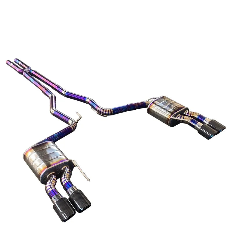 High Flow Performance X pipe catback Exhaust - Ford Mustang Gt500 5.0