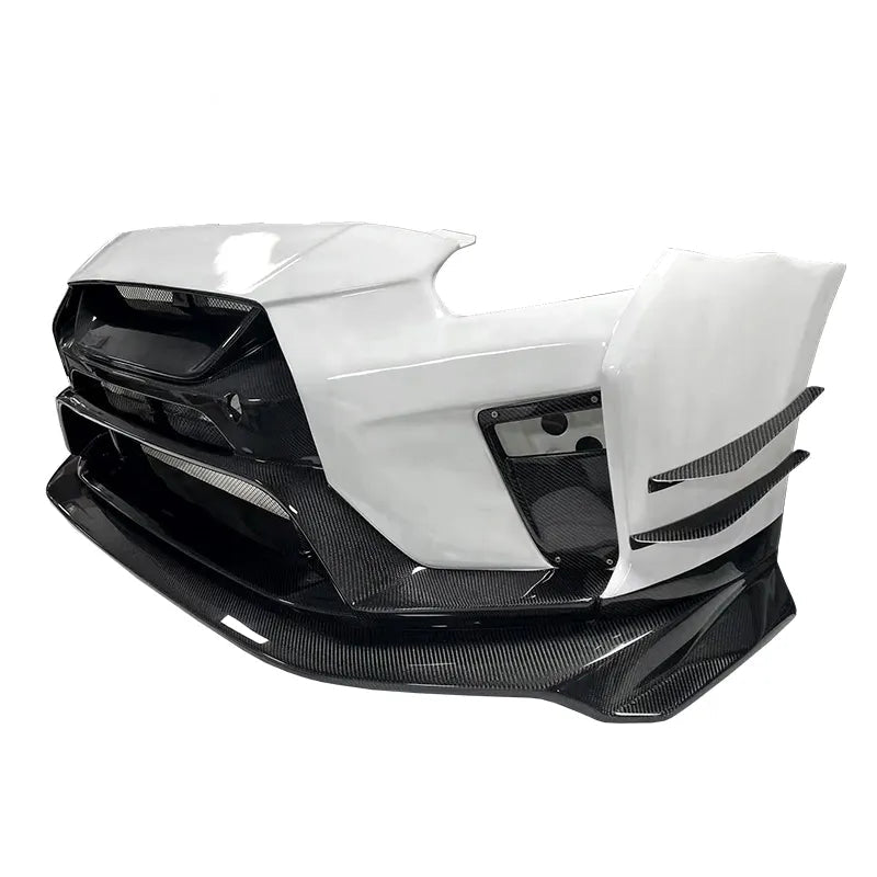 Carbon Fiber VRS Style Front Bumper w/ Front Lip - Nissan GTR R35