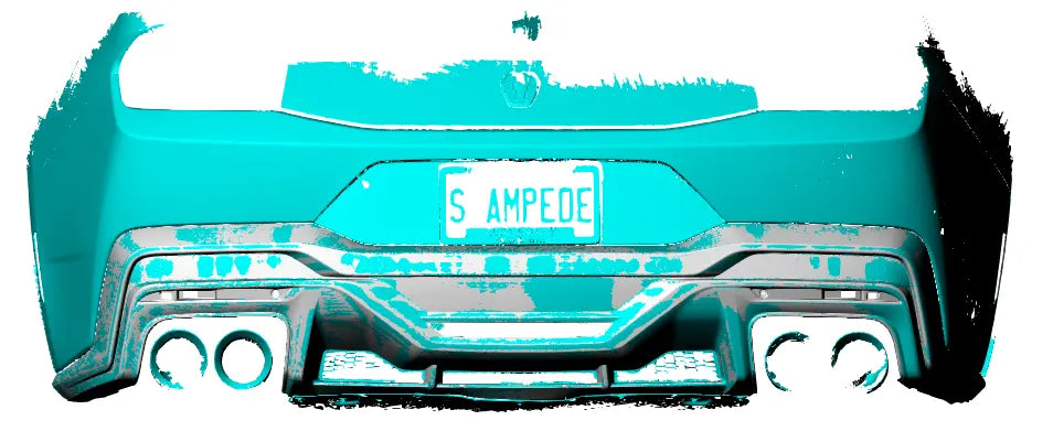 Carbon Fiber Rear Diffuser - Ford Mustang Dark Horse