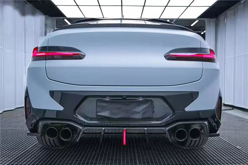 Carbon Fiber Rear Diffuser w/ LED - BMW X3M F97 X4M F98