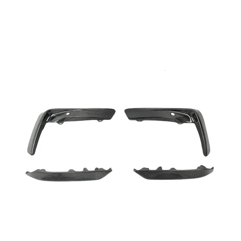Carbon Fiber Front Bumper Upper Splitter & Lower Trim Set - BMW M8 2019-2022