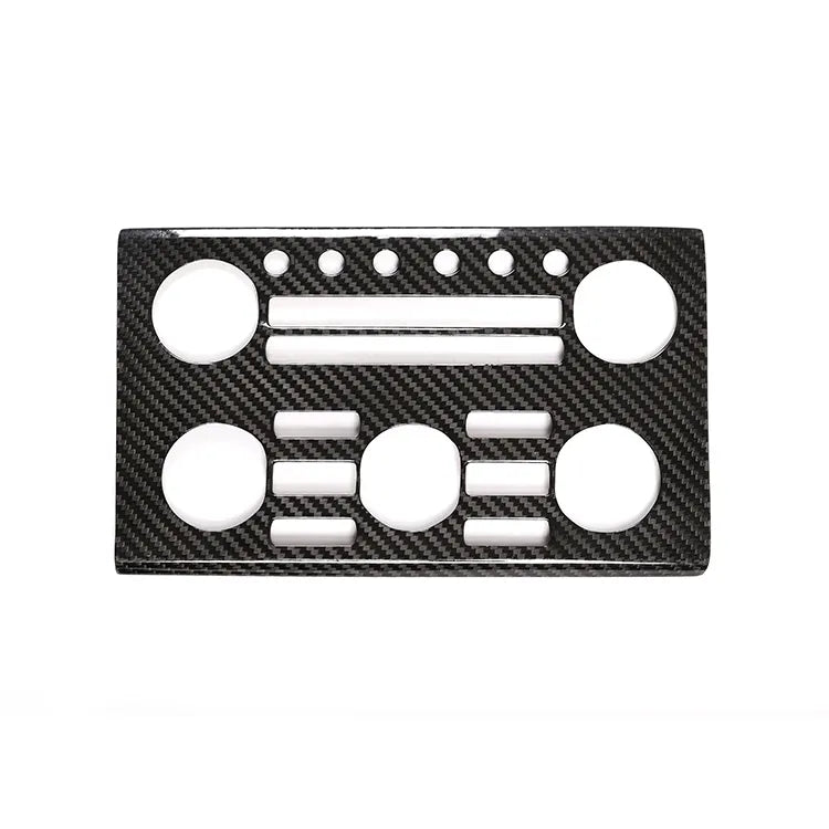 Carbon Fiber Interior Climate and Volume Button Control Panel Trim - Nissan GTR R35 2008-2016