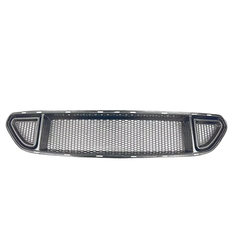 Carbon Fiber R Style Front Bumper Grille Cover -  Ford Mustang 2015-2017