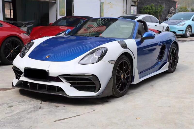 718 GT4 RS Fiber Glass Carbon Fiber Front Fender - Porsche 718 Boxster/Cayman