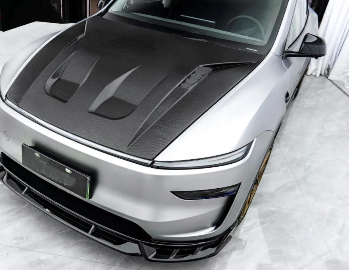 Carbon Fiber Front Bonnet Cover - Tesla Model Y Juniper 2025 2026