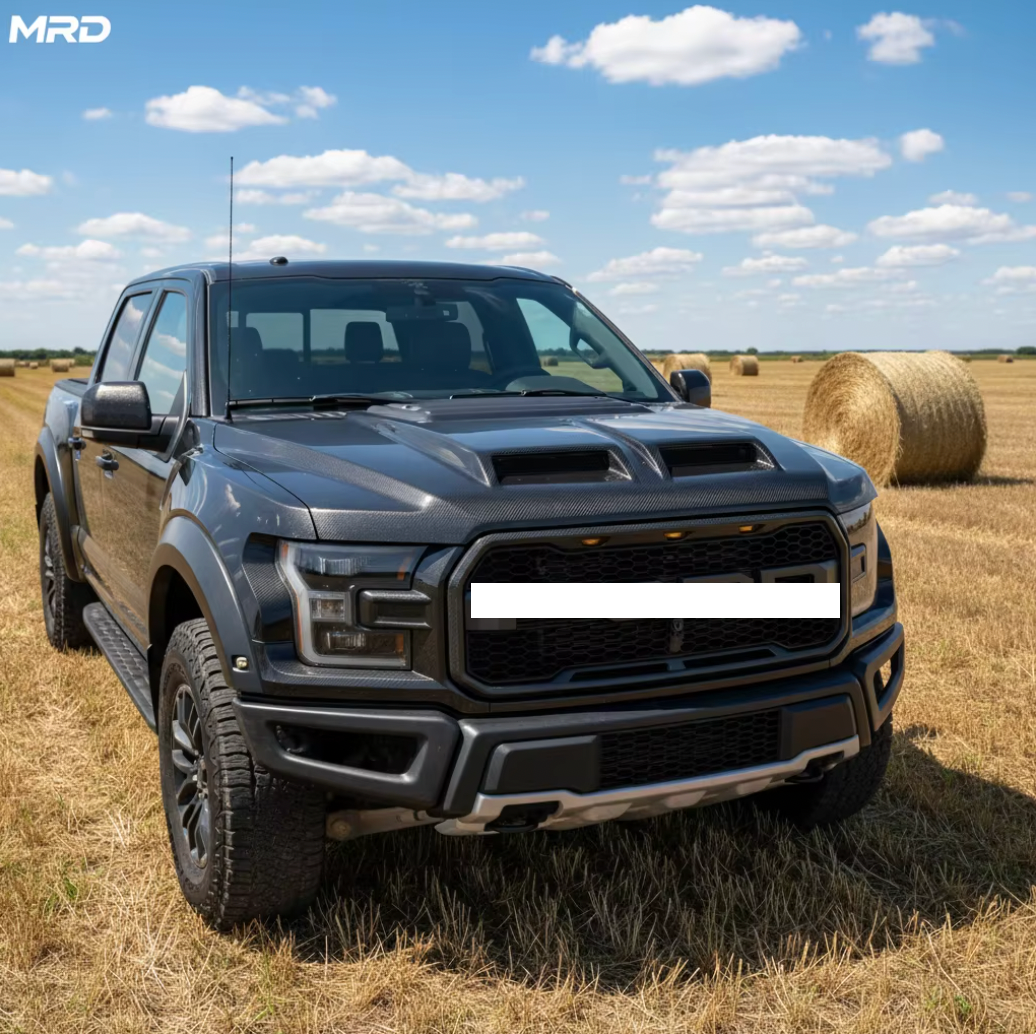 Carbon Fiber Vented Hood - Ford Raptor F150 2015-2019