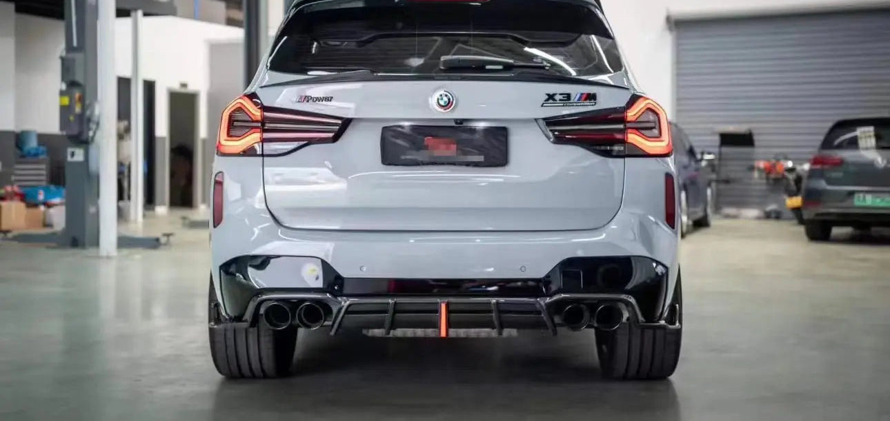 Carbon Fiber Rear Spoiler Wing Combo Kit - BMW X3M F97 X4M F98