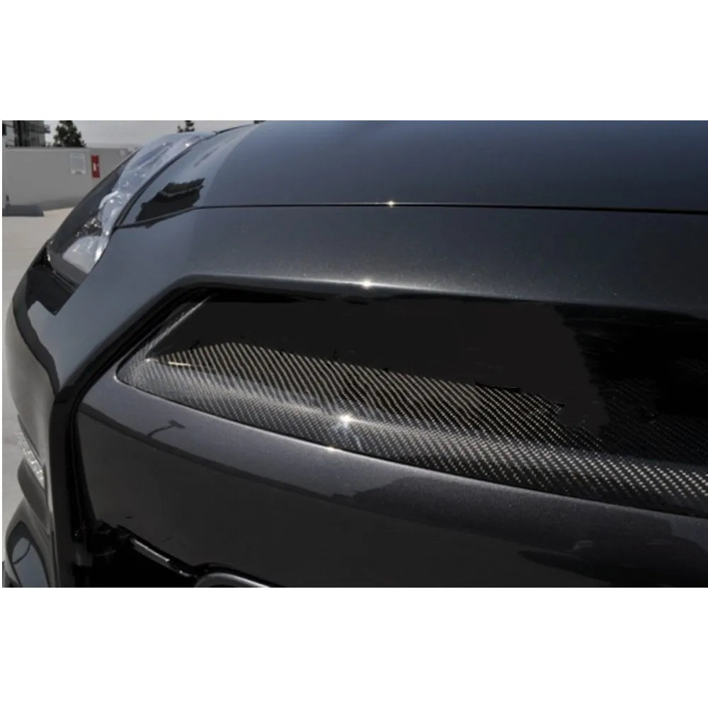 Carbon Fiber Front Grill Trim Cover - Nissan R35 GTR