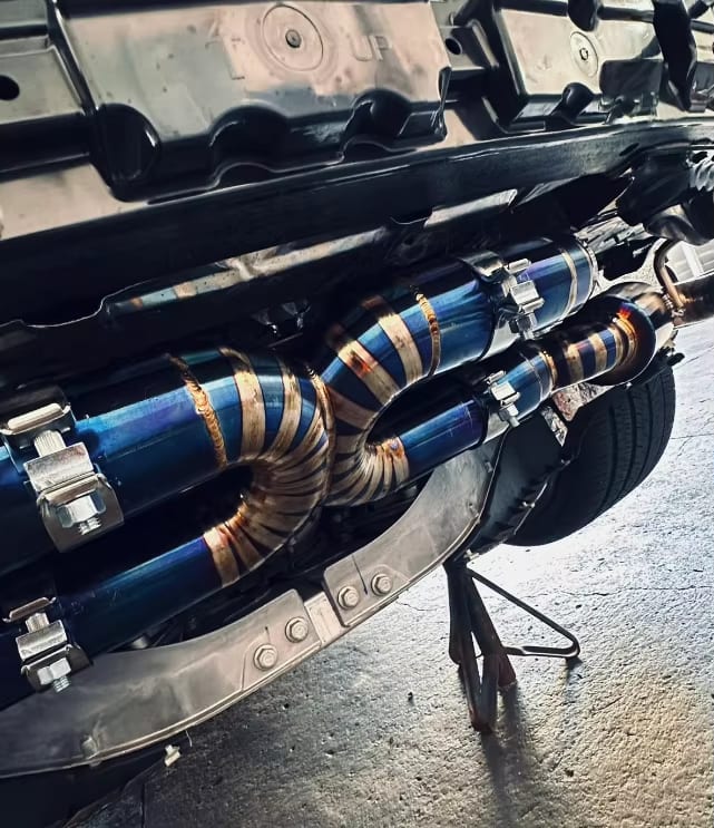 Titanium Full Valved Exhaust - 2020 - 2024 Corvette C8