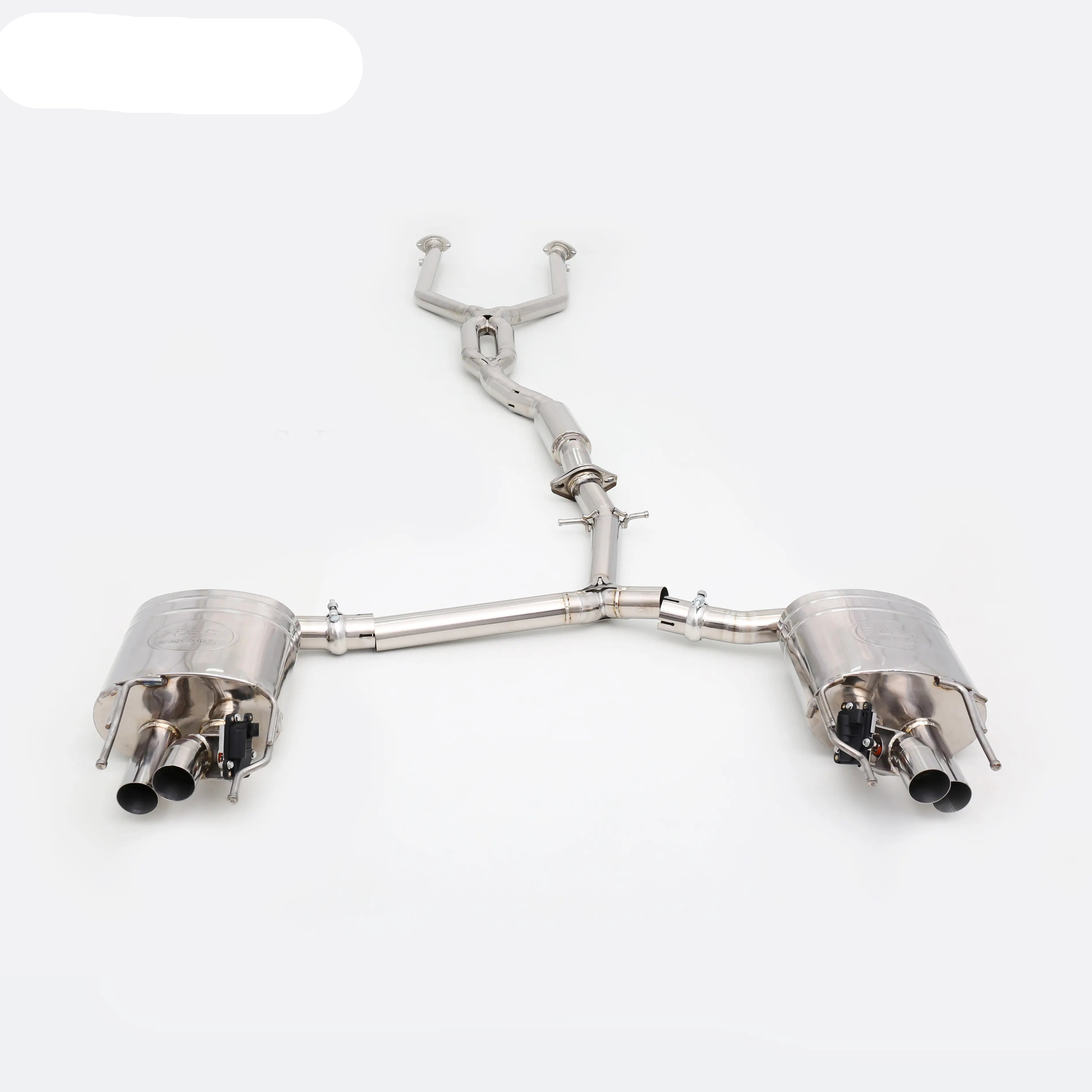 Valved Catback Full X Pipe Exhaust System - Lexus ISF 3.8